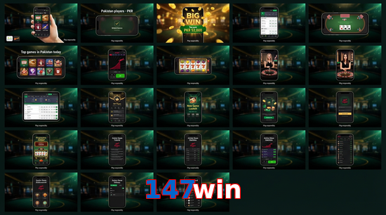Main screen of 147Win bet page for PK players